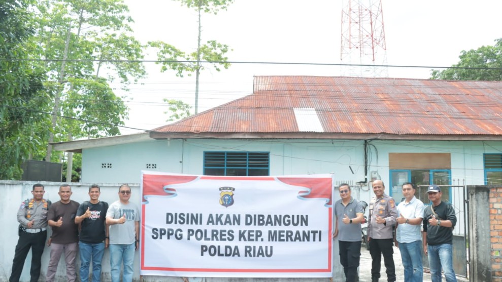 AKBP Aldi Alfa Faroqi dan Rombongan Tinjau Titik Lokasi Pembangunan Dapur SPPG Polres Meranti